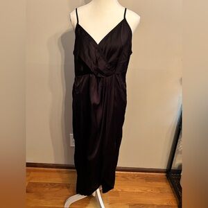 SHEIN Black High Low Dress